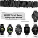 Scrunchie Watch Band 20mm for Women Compatible with Samsung Galaxy Watch Active 2 44mm 40mm/Active 40mm/Galaxy Watch 3 41mm/Galaxy Watch 42mm/Galaxy Watch 4 44mm 40mm/Galaxy watch 5 44mm 40mm/Pro 45mm