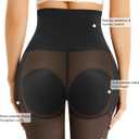 Irisnaya Women Shapewear Control Panties Body Shaper Butt Lifter Padded Hip Enhancer Seamless Underwear Hi- Waist Short XL