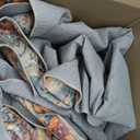 Lahome Moroccan 6x9 Rugs for Living Room, Soft Washable 6x9 Area Rug for Bedroom, Ultra-Thin Oriental Trellis Non-Shedding Throw Large Carpet for Dining Room Office Elise, Cream/Multi