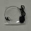 TECKNET Bluetooth Headset, Wireless Headset with Noise Canceling Microphone for Trucker, On-Ear Bluetooth Headphone with Mute Mic for Work (Black & White)