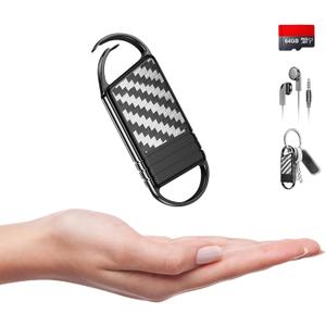 64GB Voice Activated Recorder for Lectures Meetings - (4800Hrs) Digital Voice Recorder with AI Noise Reduction, Dictaphone Recording Device for Interviews & Work & Class - Tallkcoder