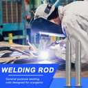 Tandefio 12 Pcs Low Temperature Universal Welding Rod Sticks Metal Melt Low Melt Solder Pipe Tools Electrode Aluminum Rod for Stainless Steel Iron, Beginner and Pro
