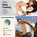 Fitness Tracker with Step/Distance/Calories Counter, Activity Tracker with Heart Rate Monitor, Slim Style Watch IP68 Waterproof, Sleep Monitor Tracker, Pedometer Watch for Women Men, Compatible With Wrists from 4.7 Inch to 8.2 Inch