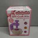 windpaint Fabric Flower Bouquets Toys, Christmas Gifts DIY Craft Kits Toys for Kids, Arts & Crafts for Girls 3 4 5 6 7 8 9 10 Years Old Toddler, Educational Learning Preschool Birthday Gifts(Purple)