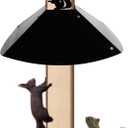 Metal Squirrel Baffle for 4x4 Post, 18 Inch Baffle for Bird Feeder, Outside Wooden Pole Mount Squirrel Guards for Bird Feeders to Deter Squirrels,Raccoons (4x4)