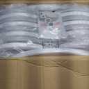 Uanlauo Baby Playpen, 18 Panel Foldable Play Yard for Toddlers, Easy Assemble Safety Baby Fence (Grey+White)