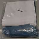 Mrs.Naturall Teal Blue Curtains 45 Inche Length for Kitchen Boho Farmhouse Decor 2 Panel Rod Pocket Linen Semi Privacy Lightweight Turqoise Peacock Teal Sheer Curtain for Bedroom Bathroom Short Window