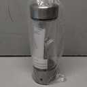 2025 Upgraded Hydrogen Water Bottle, Portable Hydrogen Water Ionizer Machine with SPE/PEM Tech, Hydrogen Water Generator, Rechargeable Hydrogen Rich Water Glass Health Cup for Home Travel (Silver)