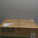 Siljoy 9-Light Farmhouse Sputnik Crystal Ceiling Fan with Light and Remote, Brass Gold Fandelier with Quiet Reversible Motor, 6 Speeds, 3-Color Change for Living Room Bedroom Patio 35.4 Inch