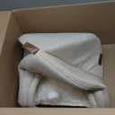 Bedsure Cat Beds for Indoor Cats- 2 in 1 Cat Cave House Tent for Kittens and Small Pets with Removable Washable Cushioned Pillow, Foldable Kitten Hideaway with Non-Slip Bottom, Beige, 16 inches