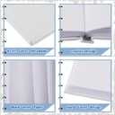 Henoyso 12 Pcs A5 Blank Notebooks Journals Bulk 100 Sheets/200 Pages Unlined Craft Notebooks Kraft Sketchbooks Hardcover for Writing Drawing for Gifts Students School Office, 8.3 x 5.7 in (White)