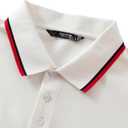 MagnaMan Slim Fit Short Sleeve Polo Shirts for Men - Cotton, Business Casual Stretch Shirt, Breathable Golf & Office Wear (XXXL)