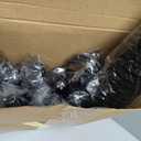 Domensi 100 Pack Black Champagne Flutes Bulk Plastic Disposable Champagne Glasses 5.5 oz Plastic Mimosa Glasses Wedding Cocktail Cups for Engagement Birthday Graduation Decor 2026 Party Supplies