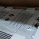 800W Plug-in Convection Electric Panel Wall Heaters for Indoor Use, Quiet Fan-Less Design, Freestanding/Wall Mount Space Heater with Adjustable Thermostat, 24H Timer, Digital Display(White)