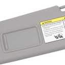 Dasbecan Left Driver Side Sun Visor Compatible with Toyota RAV4 2004 2005 Replace 74320-42420-B0 SunvisorGray