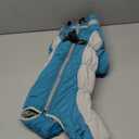 AOFITEE Fullbody Dog Coat Warm Fleece Dog Jacket, Windproof Dogs Winter Coat with Harness Built in, Reflective Turtleneck Dogs Snowsuit Puffer Jacket, Four Legged Snow Suit for Pet (Turquoise, XS)