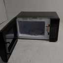 Emerson MW7302B Compact Countertop Microwave Oven with Touch Control, LED Display, 700W, 10 Power Levels, 6 Auto Menus, Glass Turntable and Child Safe Lock, 0.7 Cu., Ft. Black