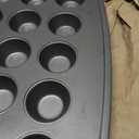 GoodCook 48-Cup Nonstick Steel Mini Cupcake and Muffin Pan, Gray