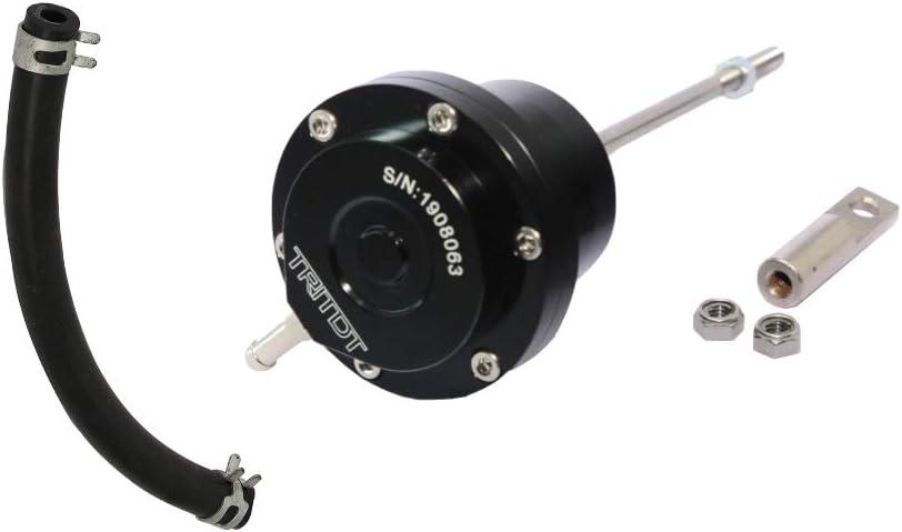Adjustable Billet Wastegate Actuator 5"~6" Arm compatible with Dodge Cummins 6BTA w/Holset HX35 HX35W Turbo (Pressure 30 psi)