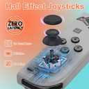 LR Controller Replacement,Wireless Pro Controller with No Drift Joystick,Dual Vibration, Motion Control,Wake-Up,Screenshot,Ergonomic Grip,work with SW,OLED,Lite,Best Value Alternative (Grey)