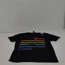 Funny LGBT gay pride Dachshund rainbow flag dog gift T-Shirt (Small, Black)