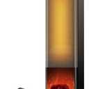 Space Heaters for Indoor Use, 1500W PTC Ceramic Electric Heater with Thermostat, Room Temperature Display, 70° Oscillation, Remote Control, 12H Timer, Quiet Portable Heater for Office Bedroom