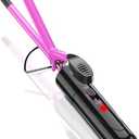 DAN Technology Small Ceramic Curling Wand with Adjustable Temperature for Tight Curls on Short & Long Hair (3/8 Inch, 10MM)