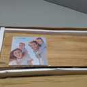 Floating Shelves Set of 2, Solid Elm Wood Wall Shelves 32 Inch - Invisible Bracket Mount for Living Room, Bedroom, Kitchen, Bathroom - Natural