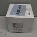 Nervure 100Pieces White with Gold Rim Plastic Plates - 7.5inch Disposable Gold Salad/Dessert Plate - White and Gold Plastic Plates Ideal for Wedding & Party