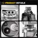 TD025L4B Complete Turbo Turbocharger Kit with Actuator & Gasket Compatible with Honda Civic 2016-2021 L4 1.5L, Turbo Charger Repalce# 49373-07012, 49373-07013