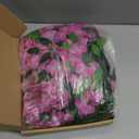 WEISPARK Fake Hanging Flowers - 12 Pieces 3.75 Feet/Piece Artificial Wisteria Vine Ratta Hanging Garland Silk Flowers for Home Party Wedding Decor (Fuchsia)