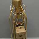 HPC Decor Modern Farmhouse Lanterrn Decor- Black Metal Candle for Summer Night- Lanterns w/Timer Flickering Candles for Living Room,Home,Indoor, Outdoor,Table,Fireplace Mantle Dcor