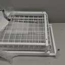 REALINN Under Sink Organizer, Pull Out Cabinet Organizer 2 Tier Slide Out Sink Shelf Cabinet Storage Shelves, Storage for Kitchen Bathroom, White, 2 Pack