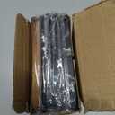 Marble Coasters: 4Piece Set of Acacia Wood Marble Coasters, Suitable for Kitchens, Offices, and can be Used as Gifts (Black Square)