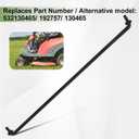 192757 532192757 Lawn Mower Front Axle Tie Rod (20-5/8") Compatible with Husqvarna/Poulan/Roper/Craftsman LT1000 Lawn Mower Replaces 130465, 532130465