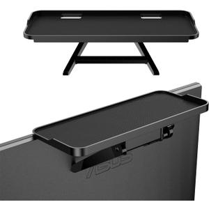 TV Screen Top Shelf Monitor Shelf Adjustable Computer Screen for Office Desk, Cellphone Stand, Media Box, Game Console, Router 11.8 x4.7 inch TV Tray Stand Mount Storage Organizer Bracket