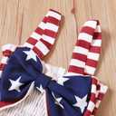 MoryGooder Baby Girl 4th of July Outfit American Flag Outfit for Girls 3-6M