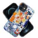 Generic Compatible with for iPhone 14 Plus,Fish European Collage Blue Phone Case for Girl Women Boy Men,Scratch Resistant Shockproof Cover Case for iPhone 14 Plus