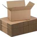 SUNLPH Shipping Boxes 10x7x5 Inches Small Corrugated Cardboard Boxes, 25 Pack