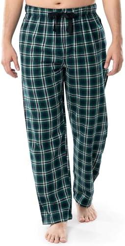 Fruit of the Loom Men's Soft Flannel Pajama Lounge Sleep Pant Large