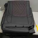 for Jeep Gladiator 2020-2024 2025 Seat Covers, Front & Rear Cushion Cover Custom Fit for Jeep Gladiator Waterproof Seat Cover Protectors Full Coverage (Black+Red 2021 2022, Not for Power Seats