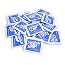 Moist Towelettes Lemon Fragrance, 28"", Single Use, Individually Wrapped, Pack of 1000", Blue