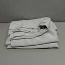 NICETOWN Black Out Window Curtain Liner - Thermal Insulated Blackout Drape Liners for 84 inch Curtains, Blackout Curtain Liners White (W=45 H=77, 2 Pieces, Hooks Included, Greyish White)