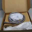 Veken 11.8'' Rain Shower Head with Handheld Spray Combo, Extension Arm for Rainfall Showerhead, Muti-modes Massage High Pressure Hand Held Shower Heads with Hose, Anti-Clog Nozzles & Bathroom(Chrome)