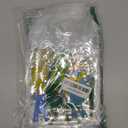 Reallnaive 24 Pcs Dinosaur Goodie Bags Plastic Clear Gift Tote Bags with Handles Dinosaur Themed Party Favor Goodie Holder PVC Handbags for Party Supplies Birthday Treat, 5.9 x 6.3 x 2.7''(Letter)