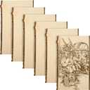 6 Pack Hollow Wood Plank Live Edge Woodslab Unfinished Wood Boards for Crafts Rustic Wooden Plaque for DIY Burning Home Decor Weddings (13 x 9-11 Inch)