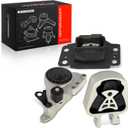A-Premium 3PCS Engine Motor Mount and Transmission Mount and Torque Strut Mount Kit Compatible with Ford Fusion 2013-2017 & Lincoln MKZ 2013-2016, 2.0L, Turbocharged