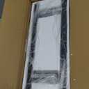 Crystal Crush Diamond Mirrored Candle Sconces, Silver Wall Candle holder set of 2, Wall decorations for Living RoomDining Room (Rectangle Stripe (style 4)) 5"L x 4.4"W x 15"H