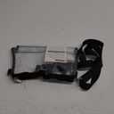 Bagenius Clear Purse Stadium Approved Clear Bag with Removable Straps for Work Sporting Events and Concert (Black)