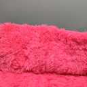Fluffy Rugs for Living Room, Soft Shaggy for Bedrooms, Hot Pink Area Rug for Bedroom, Cozy Fuzzy Carpet for Kids, Perfect Indoor Decor for Boys and Girls 5x7 Feet